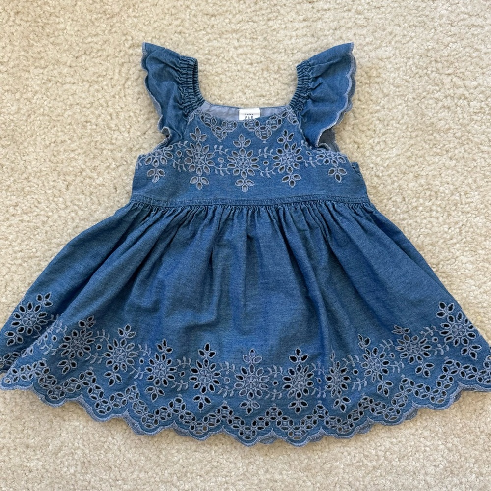 babyGap Denim Eyelet Dress